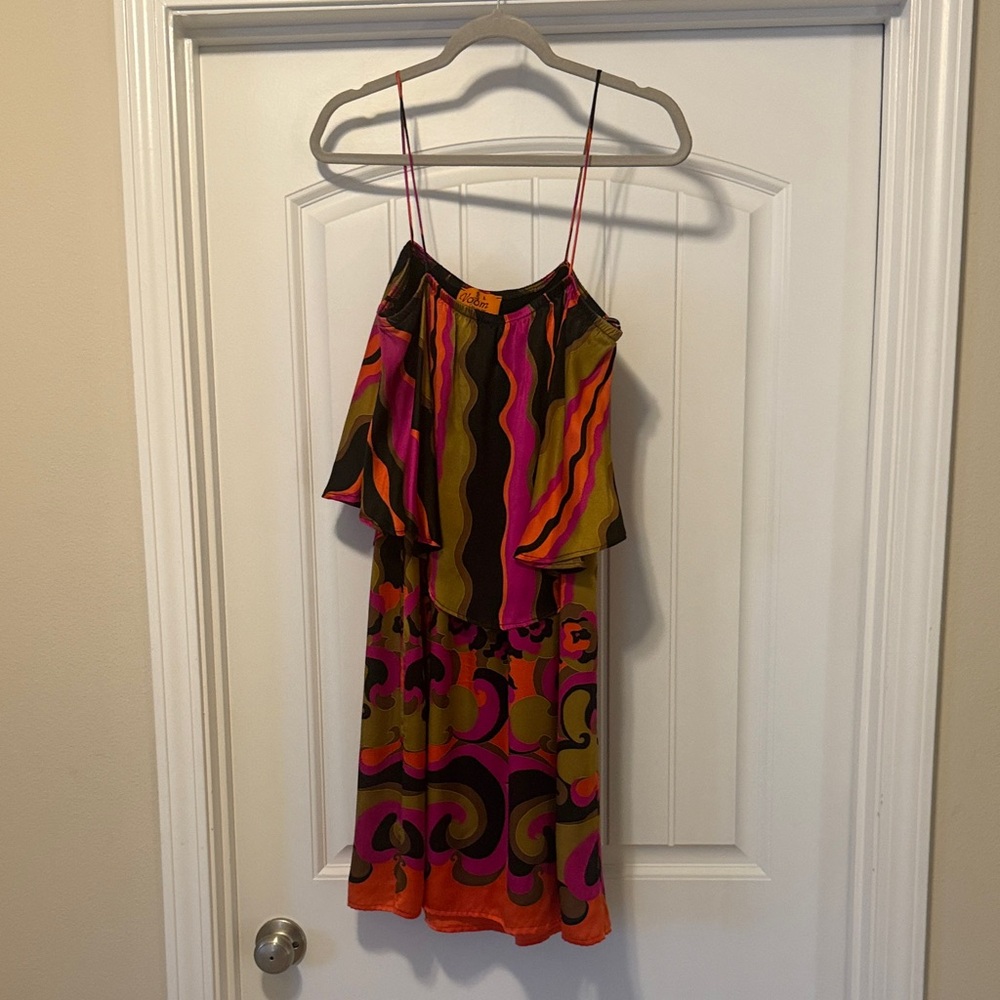Voom by Joy Han Multicolor Strappy Kids Dress